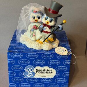 Vintage Bluebird Figurine Sonshine Promises Wedding Anthropomorphic Clasby Bird